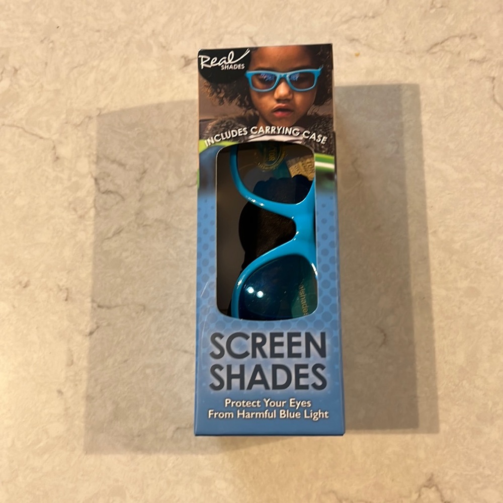 Kids blue light glasses new in box